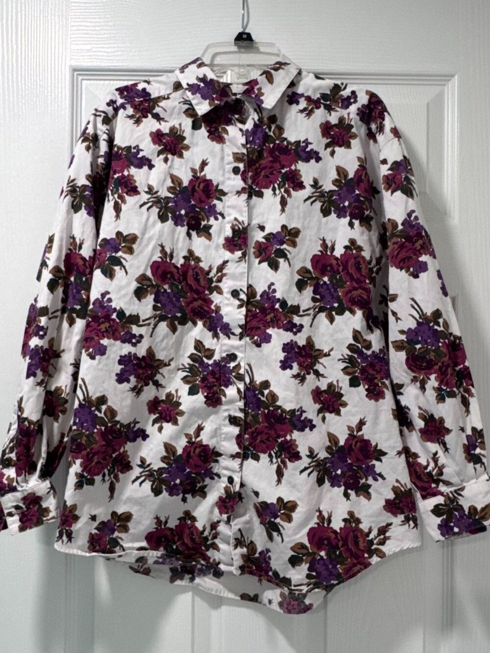 Vintage Eddie Bauer Button Up- Floral Blouse